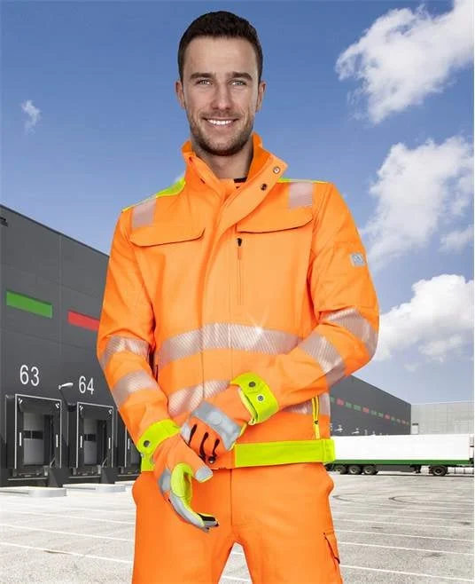 Jacheta de lucru barbati reflectorizanta portocalie, culoarea portocaliu, Ardon Signal