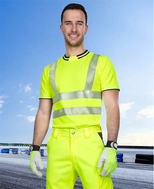 Tricou galben reflectorizant barbati, Ardon SIGNAL