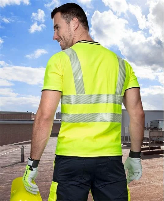 Tricou galben reflectorizant barbati, Ardon SIGNAL