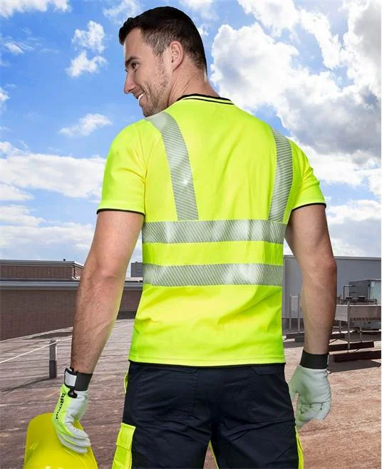 Tricou galben reflectorizant barbati, Ardon SIGNAL