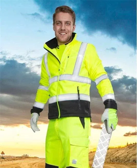 Jacheta fleece de lucru galbenă reflectorizantă, Ardon Signal