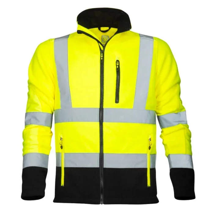 Jacheta fleece de lucru galbenă reflectorizantă, Ardon Signal