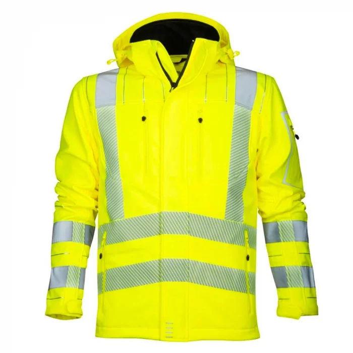 Jacheta softshell barbati reflectorizanta, galben, Ardon SIGNAL