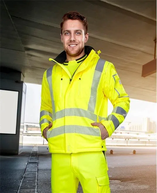 Jacheta softshell barbati reflectorizanta, galben, Ardon SIGNAL