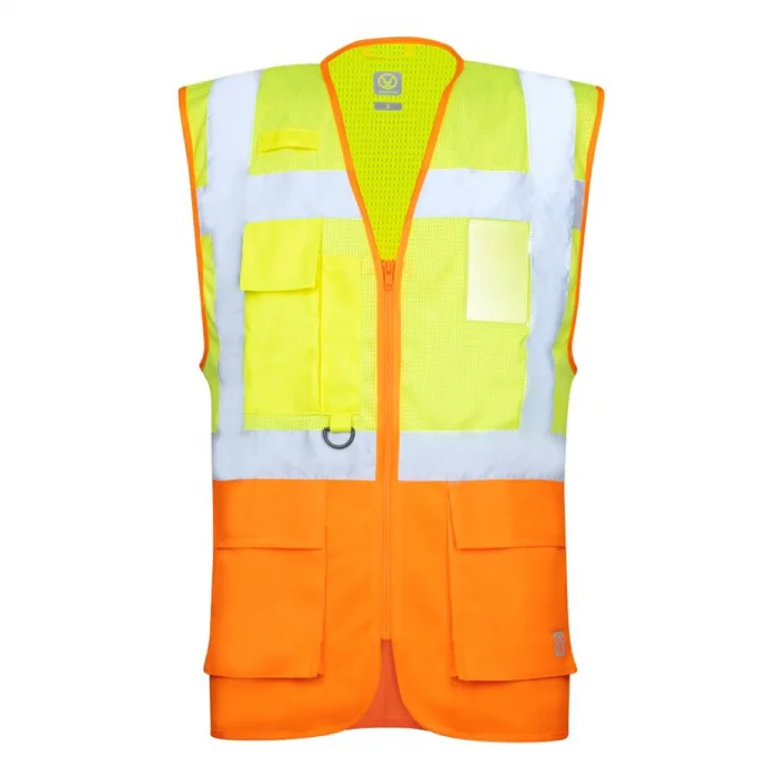 Vesta reflectorizanta tip manager, galben-portocaliu, Ardon SIGNAL