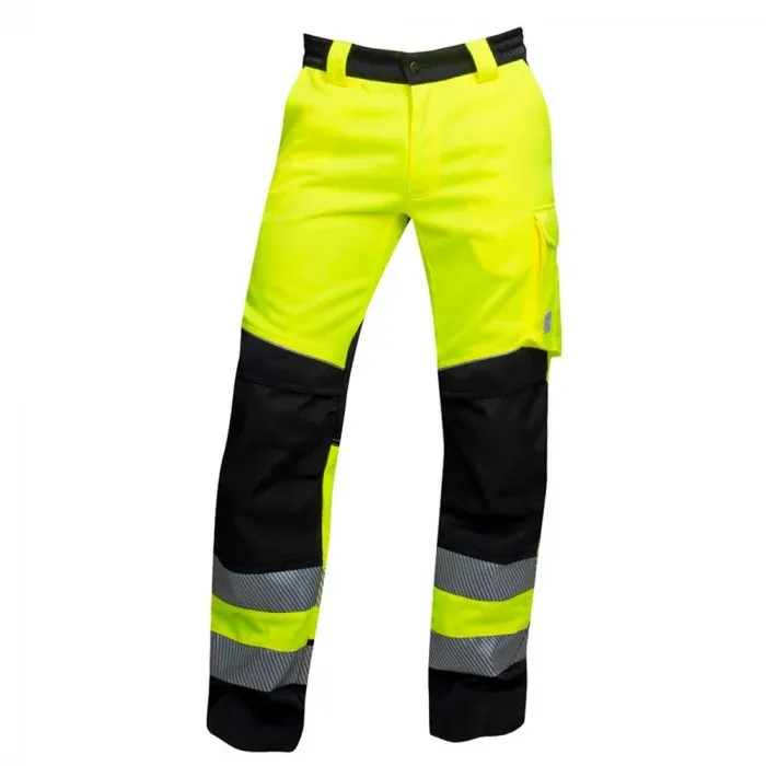 Pantaloni reflectorizanti de lucru in talie, +, din bumbac și poliester, 290g/mp, Ardon SIGNAL