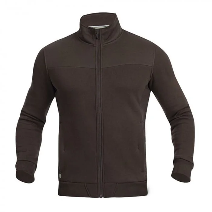 Hanorac maro fără glugă, 50% bumbac, 50% poliester, Ardon M007