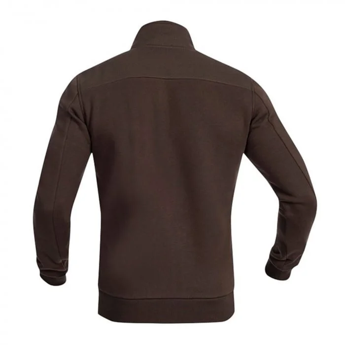 Hanorac maro fără glugă, 50% bumbac, 50% poliester, Ardon M007