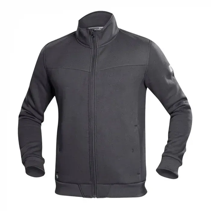 Hanorac fără glugă, din bumbac și poliester, 340 g/mp, Ardon M007, culoarea gri