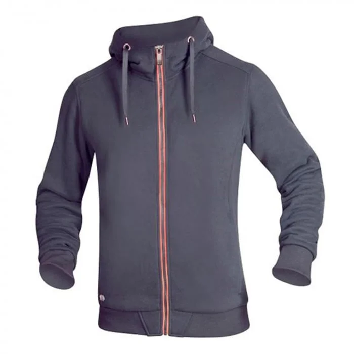 Hanorac barbati gri cu gluga, 65% bumbac, Ardon M003