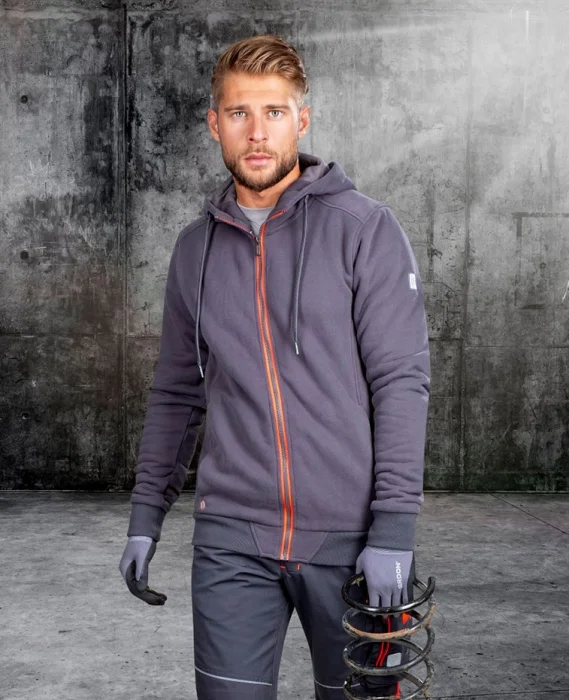 Hanorac barbati gri cu gluga, 65% bumbac, Ardon M003