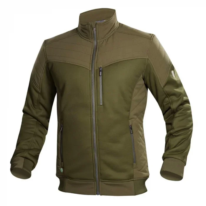 Jachetă fără glugă kaki 100% poliester, 370 g/mp, Ardon HYBRID