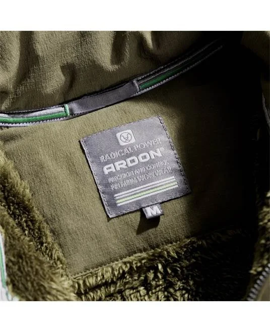 Jachetă fără glugă kaki 100% poliester, 370 g/mp, Ardon HYBRID