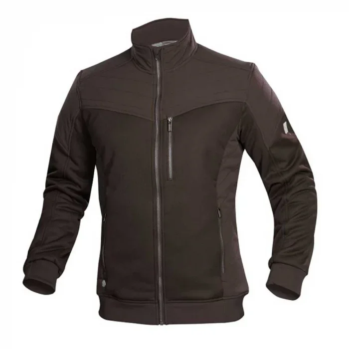 Jachetă fără glugă maro 100% poliester, 370 g/mp, Ardon HYBRID