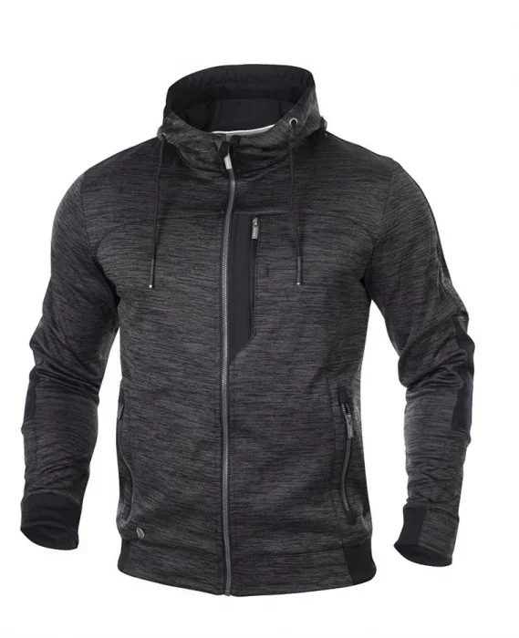 Hanorac cu glugă gri, culoarea maro, Ardon 3DBreathe