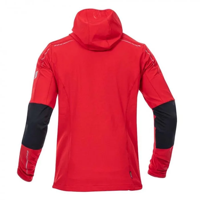 Jacheta impermeabilă roșie cu glugă, culoarea roșu, Ardon Breeffidry