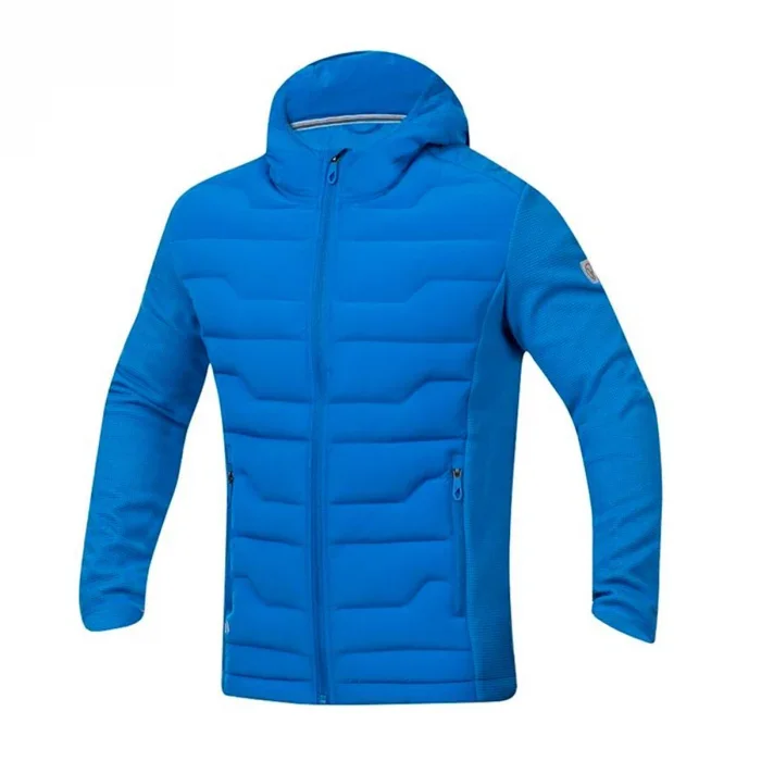 Jacheta de iarna cu gluga albastră, culoarea albastru, 88% nailon, 12% spandex, Ardon NYPAXX