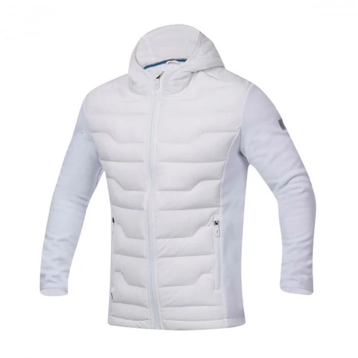 Jacheta de iarna cu gluga albă, 88% nailon, 12% spandex, Ardon NYPAXX