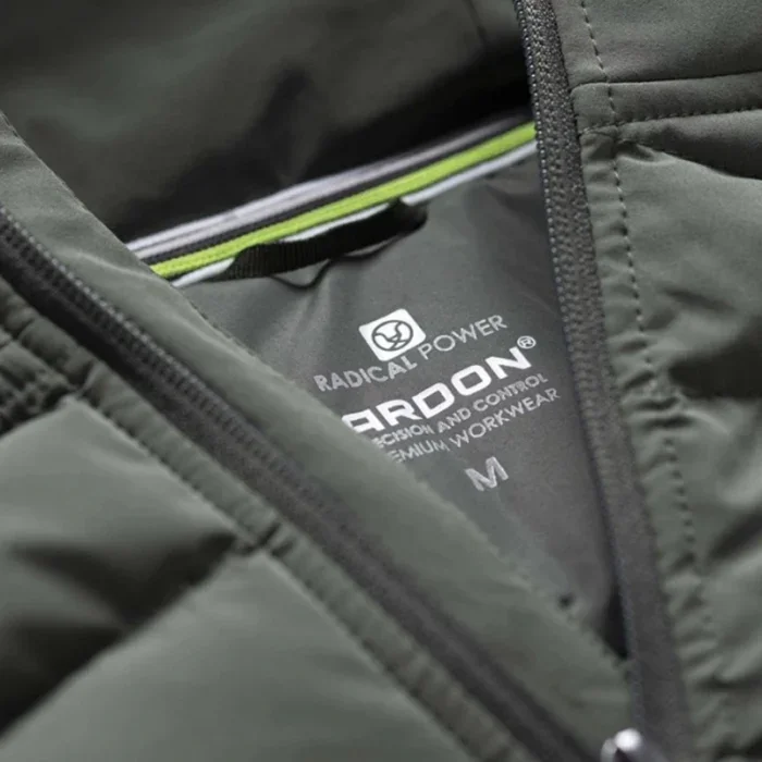 Jacheta de iarna cu gluga kaki, 88% nailon, 12% spandex, Ardon NYPAXX
