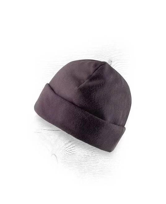 Fes fleece de iarnă călduros Ardon FRANK, culoarea negru, bleumarin