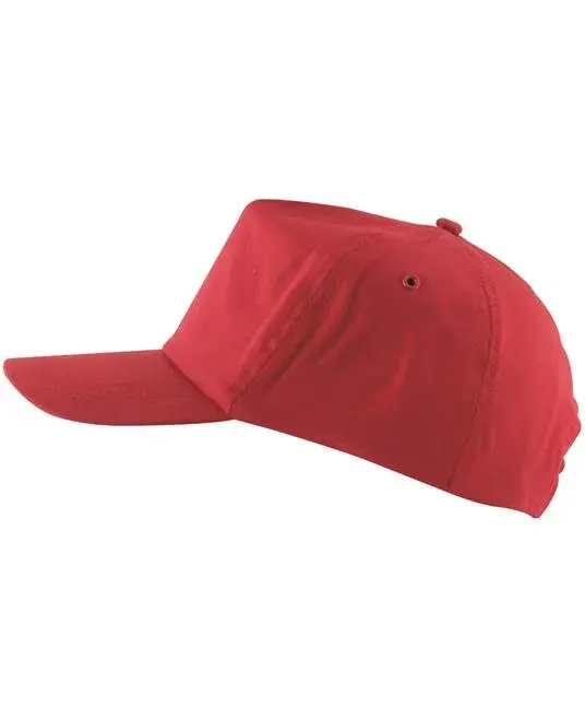 Șapcă rosie cu cozoroc, Lion, din bumbac, 150g/mp, Ardon, culoarea roșu