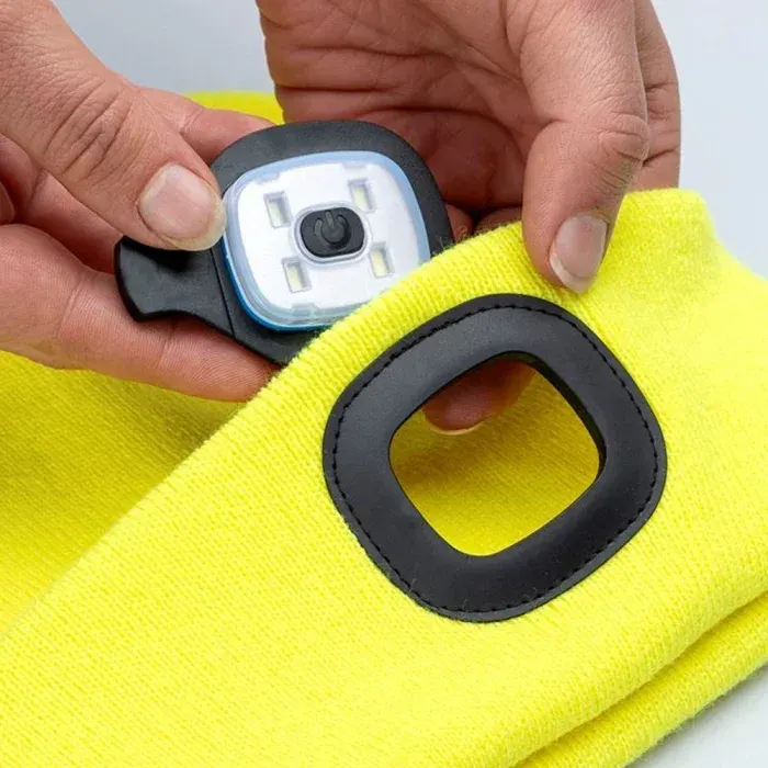 Fes bleumarin cu lanternă LED USB, Ardon BOAST