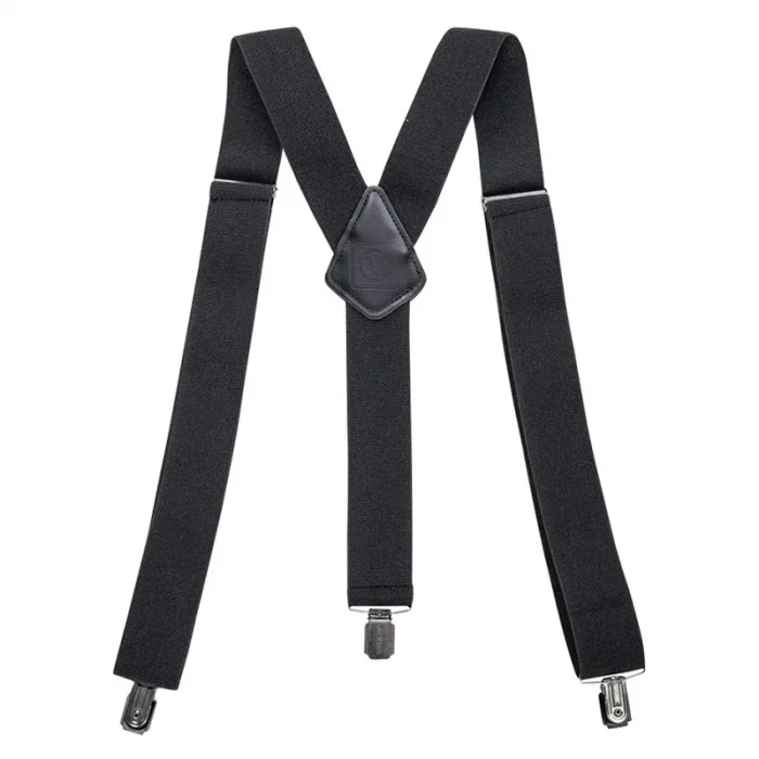 Bretele negre pantaloni din poliester, culoarea negru, Ardon YDERY