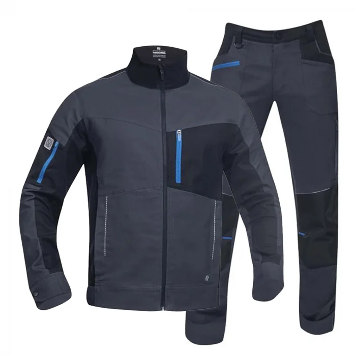 Costum de lucru gri-închis cu pantaloni standard, Ardon 4XSTRECH