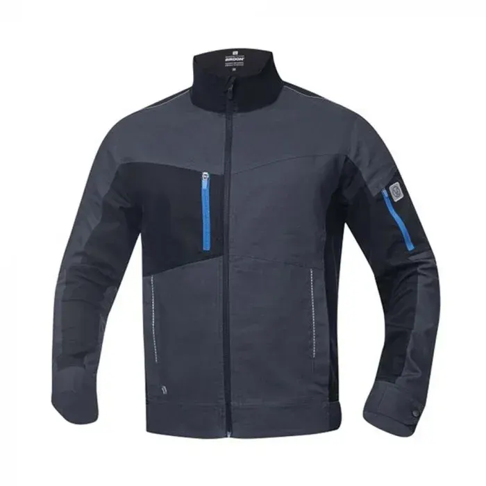 Jachetă de lucru gri 98% bumbac, Ardon 4XSTRETCH