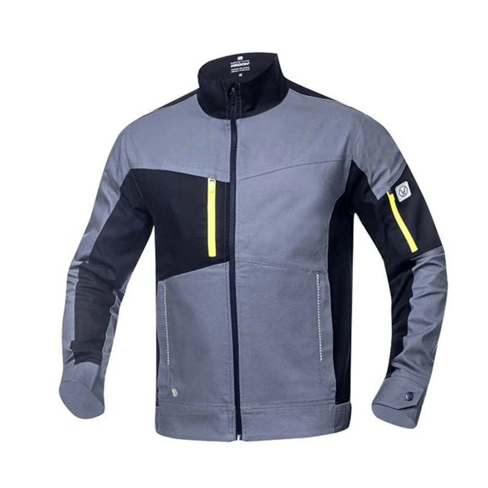 Costum salopetă gri cu jachetă și pantaloni cu pieptar, Ardon 4XSTRETCH