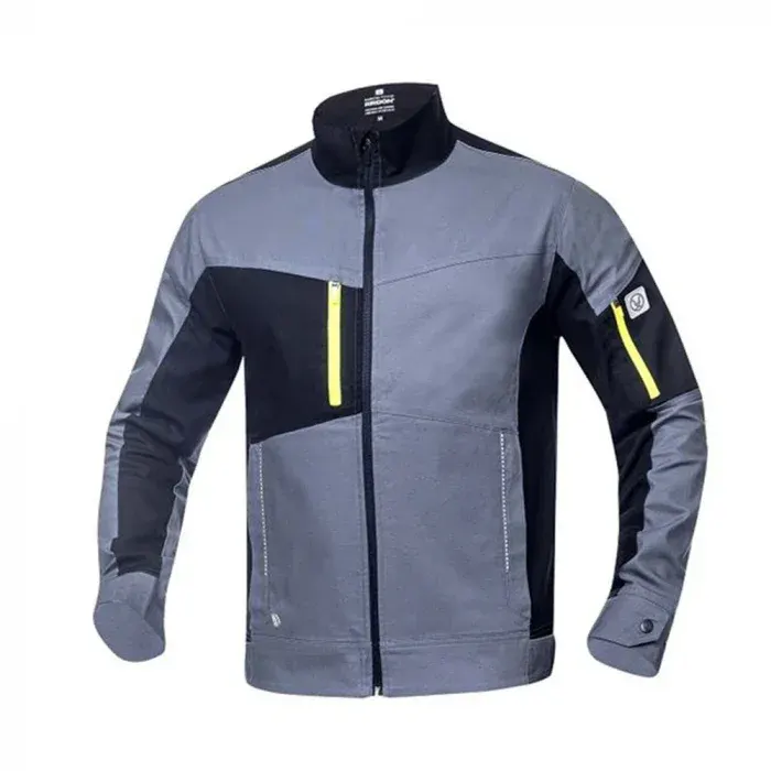 Jachetă de lucru gri-deschis 98% bumbac, Ardon 4XSTRETCH