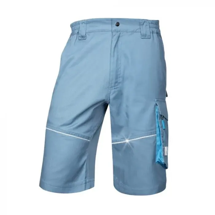 Pantaloni scurti de lucru gri, din bumbac și poliester, 200g/mp, Ardon SUMMER