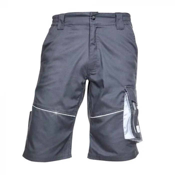 Pantaloni scurti de lucru gri-închis, din bumbac și poliester, 200g/mp, Ardon SUMMER