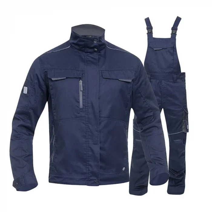 Costum de lucru bleumarin cu pantaloni cu pieptar, Ardon SUMMER