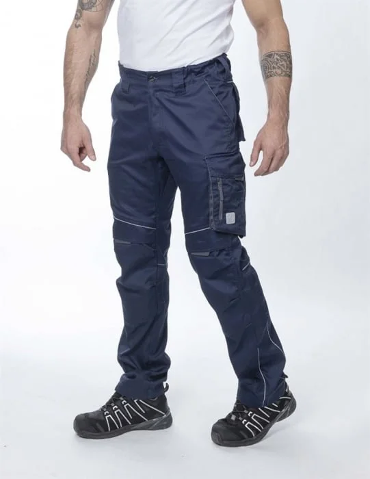 Pantaloni bleumarin de lucru 65% poliester în talie, Ardon SUMMER