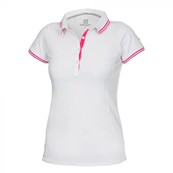 Tricou polo pentru femei cu mânecă scurtă, din bumbac și spandex, 180g/mp, Ardon FLORET