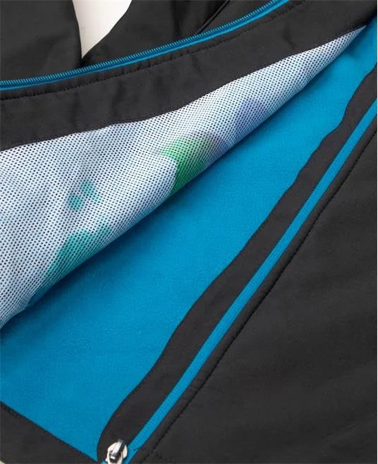 Jachetă softshell pentru femei neagră, culoarea negru, Ardon FLORET