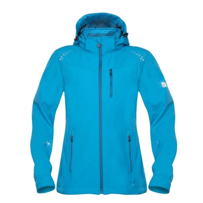 Jachetă softshell pentru femei turcoaz, Ardon FLORET