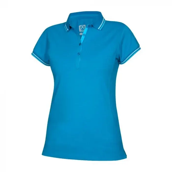 Tricou polo pentru femei cu mânecă scurtă, din bumbac și spandex, 180g/mp, Ardon FLORET