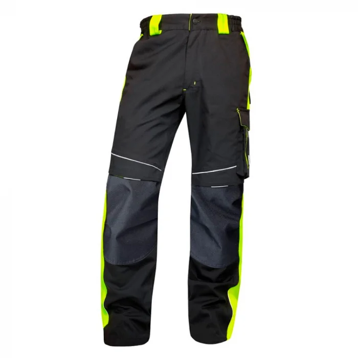 Pantaloni de lucru standard, negru-galben, Ardon NEON