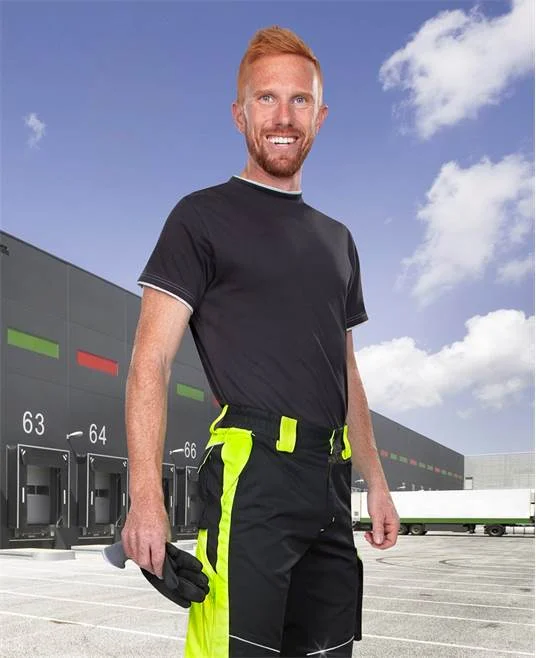 Pantaloni de lucru standard, negru-galben, Ardon NEON