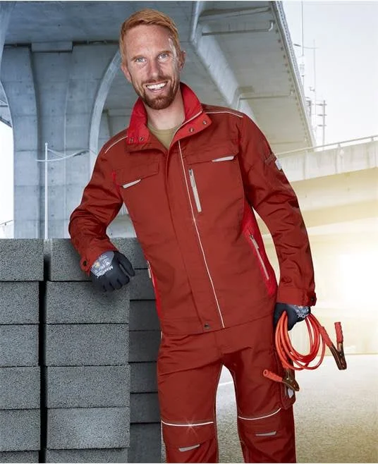 Jacheta de lucru rosie 65% poliester, culoarea roșu, Ardon URBAN