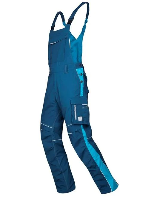 Pantaloni 65% poliester albaștri cu pieptar, culoarea albastru, Ardon URBAN