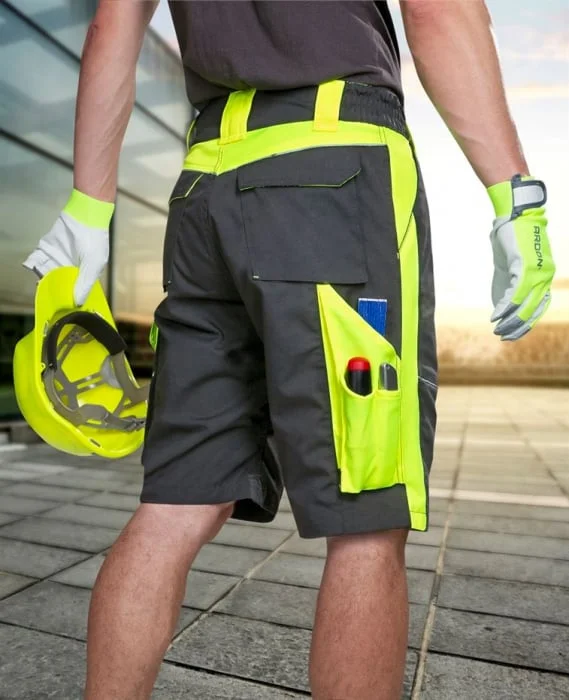 Pantaloni de lucru scurti galbeni, Ardon NEON