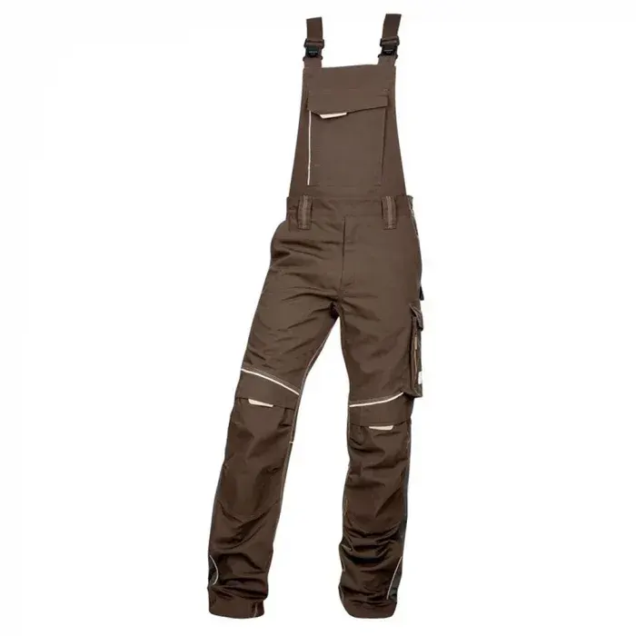 Pantaloni de lucru maro cu pieptar, Ardon URBAN