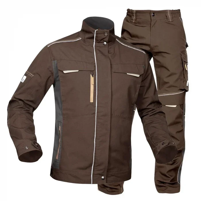 Costum maro cu pantaloni de lucru, hidrofobizat, URBAN+