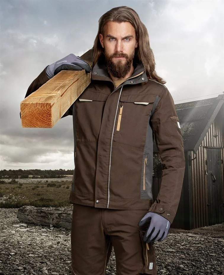 Costum maro cu pantaloni de lucru, hidrofobizat, URBAN+