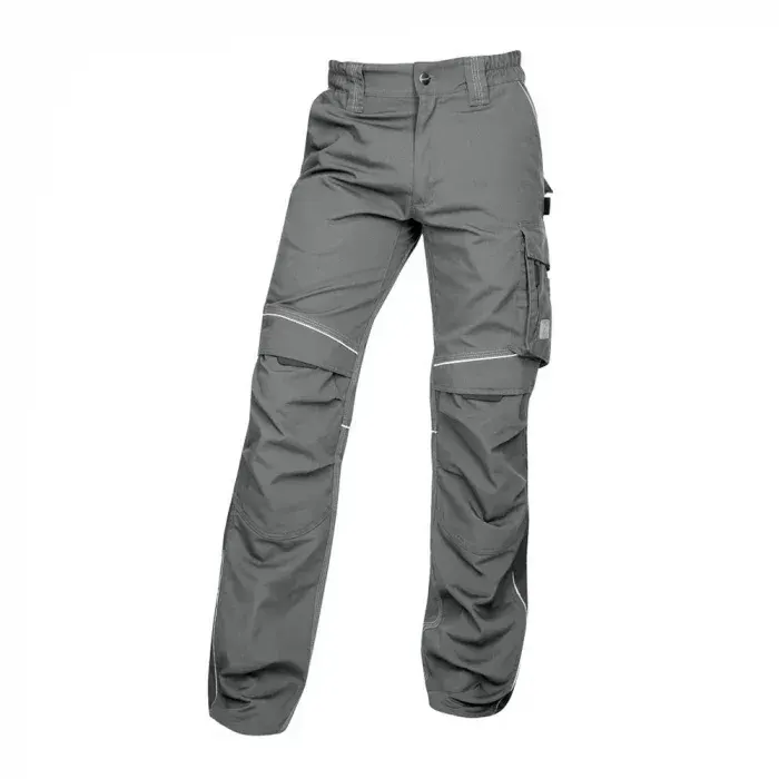 Pantaloni de lucru hidrofobizați în talie, din bumbac și poliester, 270g/mp, Ardon URBAN, culoarea gri