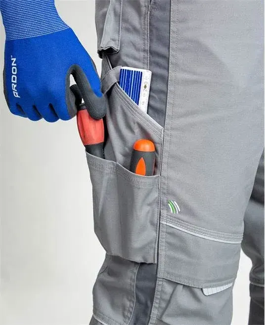 Pantaloni de lucru gri hidrofobizați în talie, Ardon URBAN+