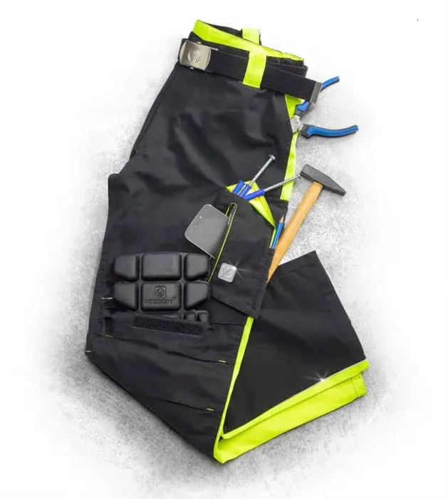 Pantaloni în talie de iarnă negri, culoarea negru, Ardon NEON